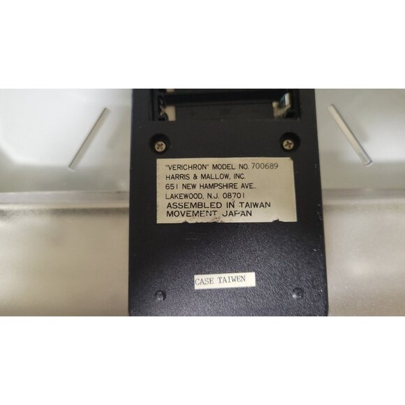 Verichron Quartz Westminster Chime Clock - Vintage - Picture 8 of 11